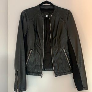 Express Black Leather Jacket